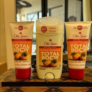 Old Spice (3) Mandarin & Sandalwood Deodorant Set